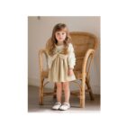 beige baby dress