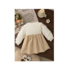 beige baby dress