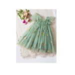 green Baby dress